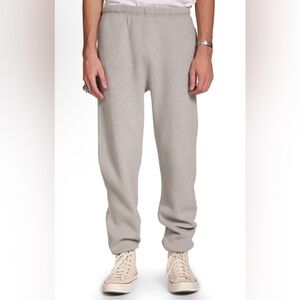 Les Tien Joggers Men’s Small Gray Cotton Fleece Sweatpants Luxury Lounge